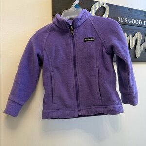Columbia Violet Full-Zip Fleece Jacket
